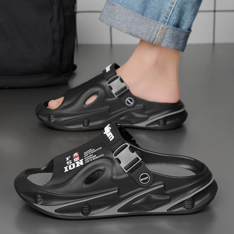 Summer Men's Outdoor Sandals Beach Slippers Comfortable Soft Clogs Men Casual Shoes Women Garden Water Shoes Men Beach Sandals