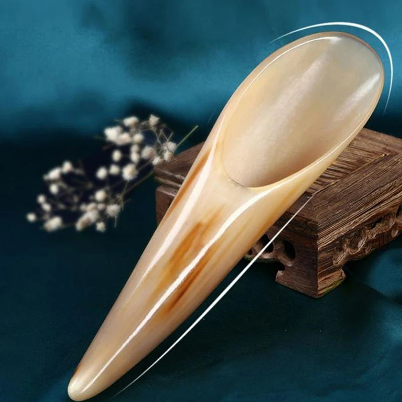 1PC Natural Buffalo Horn No Stress Guasha Massage Tool Acupuncture SPA Therapy Gua Sha Massager Scraping Board