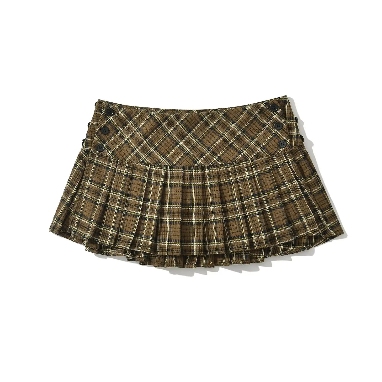 Summer Mini skirts for woman vintage korean fashion plaid skirts for women y2k skirts pleated red plaid skirts preppy style