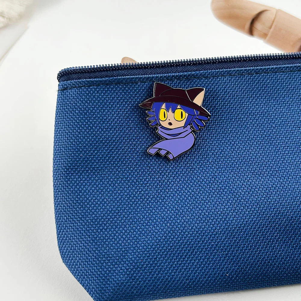 OneShot Niko Enamel Pin Pixel RPG Peripheral Badge Puzzle Adventure Game Character Lapel Pin Gamer Gift Collect