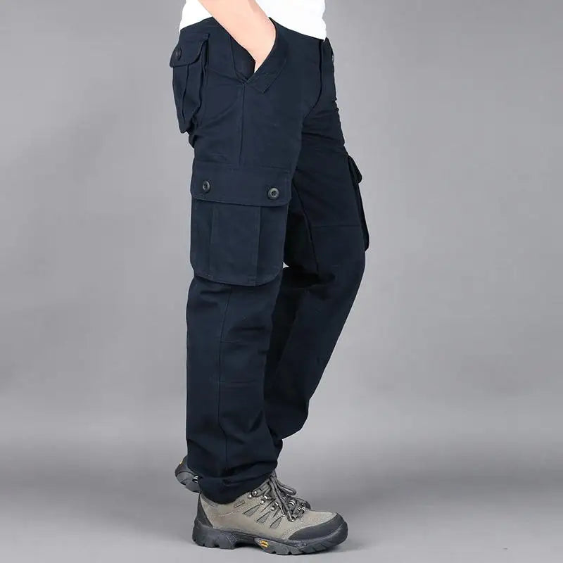 Tactical Cargo Pants Men Cotton Overalls Outdoor Work Trousers Big Size Hombre Clothing Camo Hiking Pants - Live Store 4U
