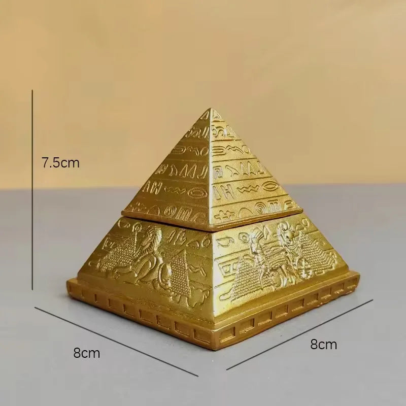Ancient Egypt Pyramid Obelisk Statue,Isis God Figurines Egyptian Magic Marriage Goddess Resin Sculpture Crafts Home Decortion