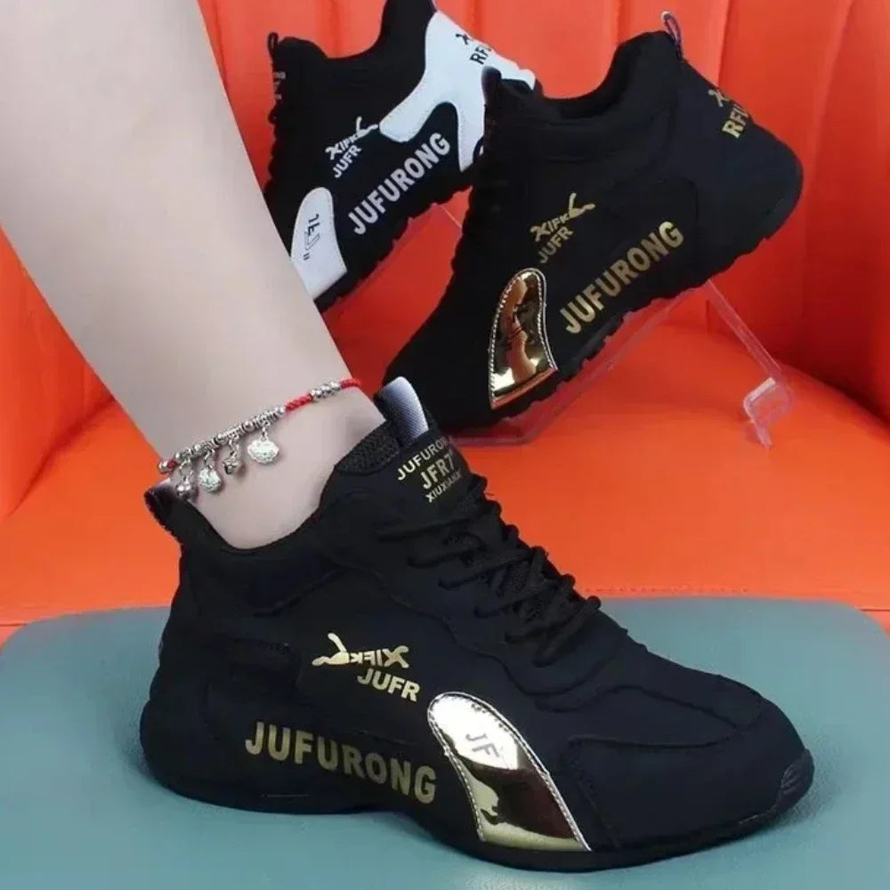 Sneakers Women Summer New Breathable Ladies Mesh Lace Up Sports Platform Shoes for Women Walking Designer Shoes Zapatos De Mujer