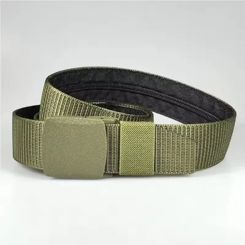 A Travel Cash Anti-Theft Belt For Men, Available In 3 Colors, With A Secret Money Pocket, 125cm - Live Store 4U