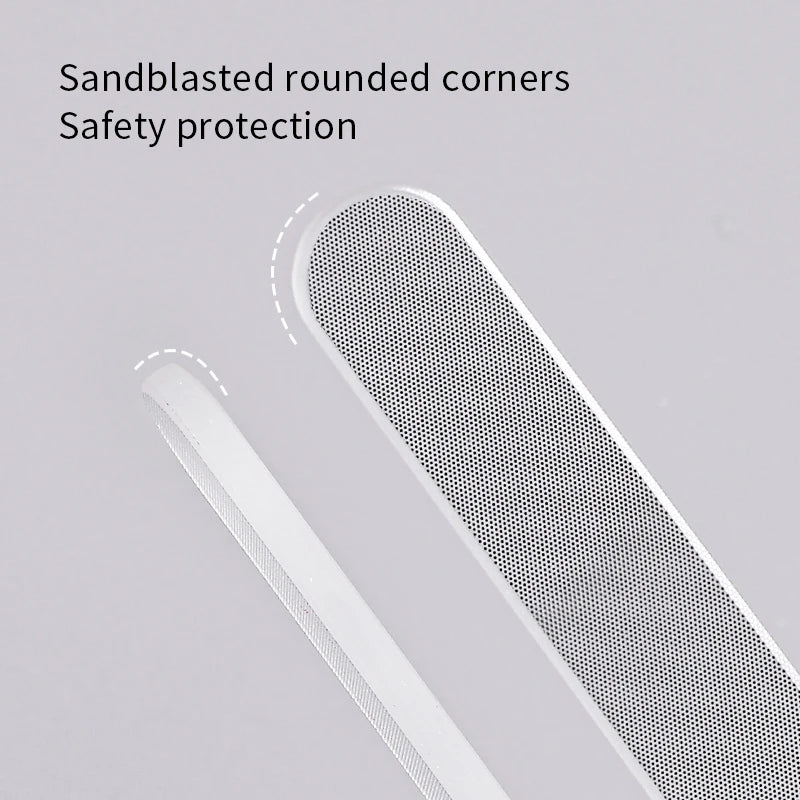 Professional Glass Nail File Buffer Nano - Supplies Stylist Tech Manicure Accessories Tools Material Products
