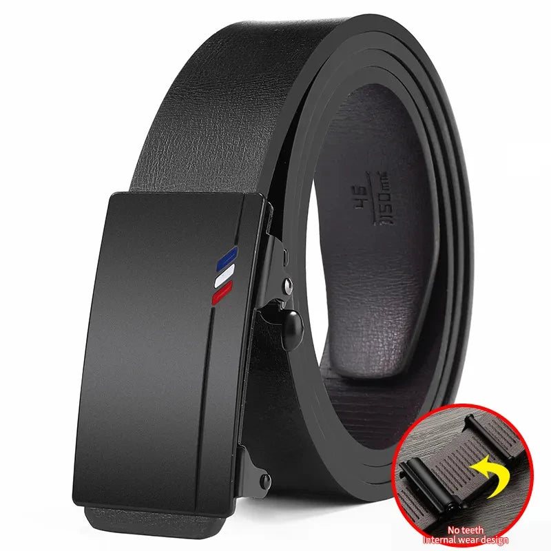 New Product Belt MEN'S High Quality Toothless Automatic Buckle Casual Men Belt MEN'S Business Fashion Belt - Live Store 4U