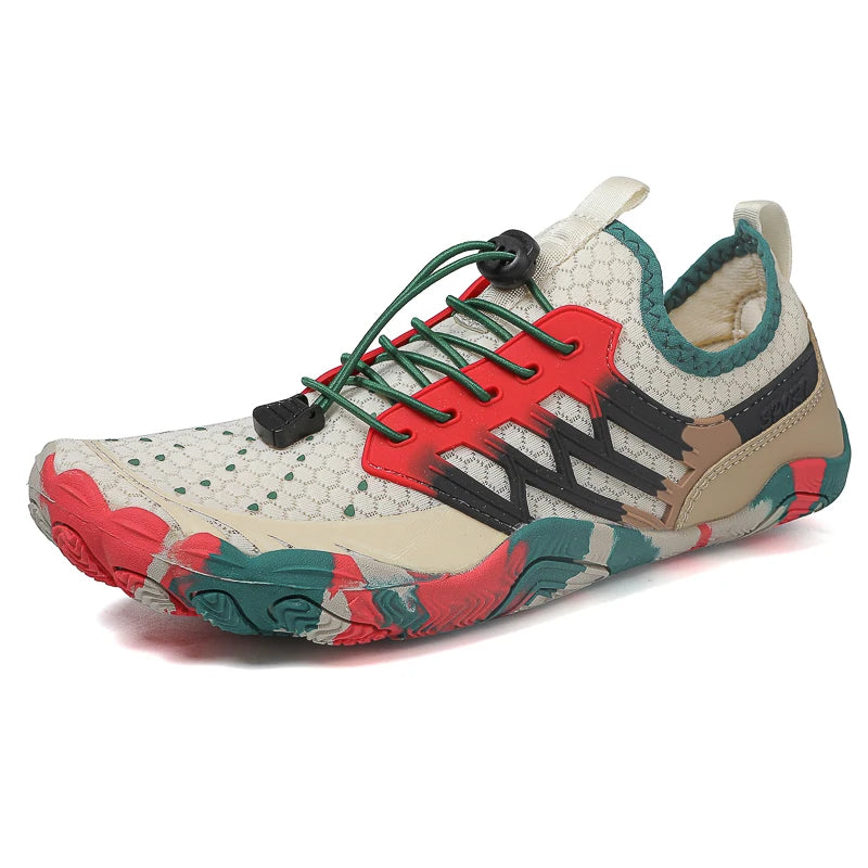 Summer Upstream Wading Shoes Five Fingers Beach Barefoot Colorful Sandals Men Women Pool Swimming Portable Aqua Sneakers Unisex