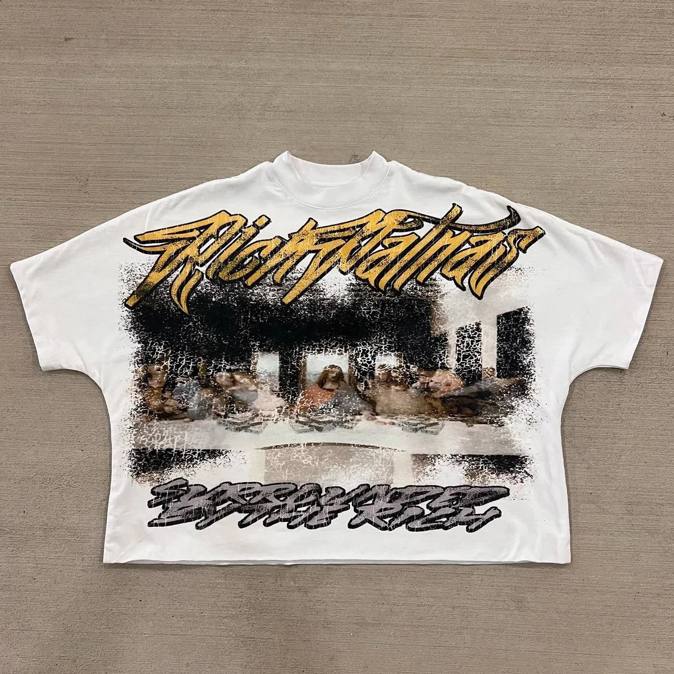 Y2K Vintage Clothing Retro Classic Graphic Printed Loose Short Sleeve Harajuku Gothic Casual Oversized Cotton T Shirt Men Women - Live Store 4U