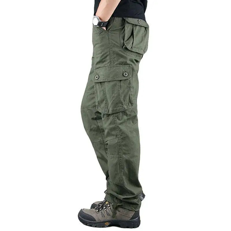 Tactical Cargo Pants Men Cotton Overalls Outdoor Work Trousers Big Size Hombre Clothing Camo Hiking Pants - Live Store 4U