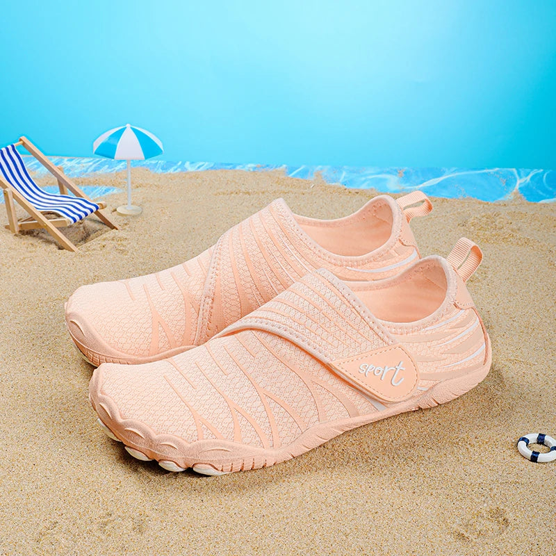 New Anti Slip Aqua Shoes Summer Outdoor Beach Quick Drying Shoes Breathable Creek Tracing Aqua Shoes Upstream Wading Footwear