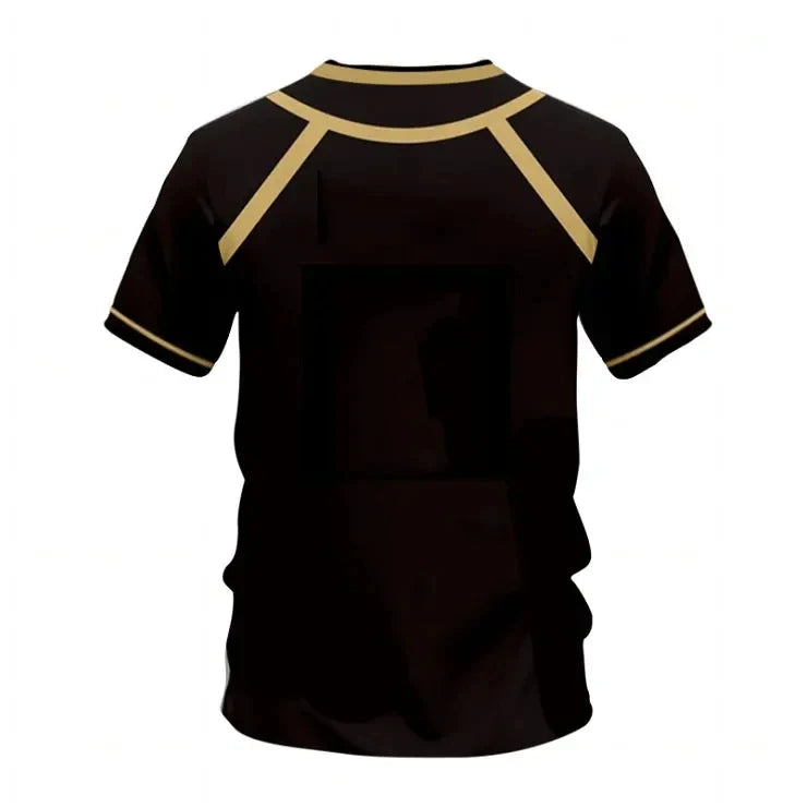 Jersey Futsal Pattern Vl Replika Blue Lock Anime Bastard Munich Summer Men'S And Women'S 3Dt Shirt Casual Sports T Shirt Top - Live Store 4U