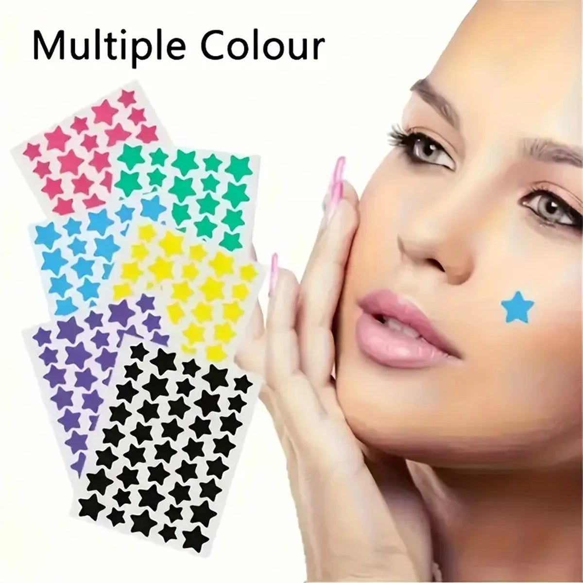 Acne Patch- Star shaped Acne Patch That Can Shrink Pimples Whiteheads With Just One Use Facial And Skin Night Spot (200pcs/ 1B0X