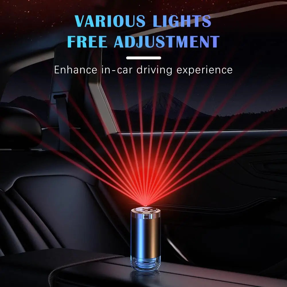 Car Perfume Diffuser Device Intelligent Auto Interior Decoration Humidifier Ambient Light Rechargeable Aroma Diffuser Ornament