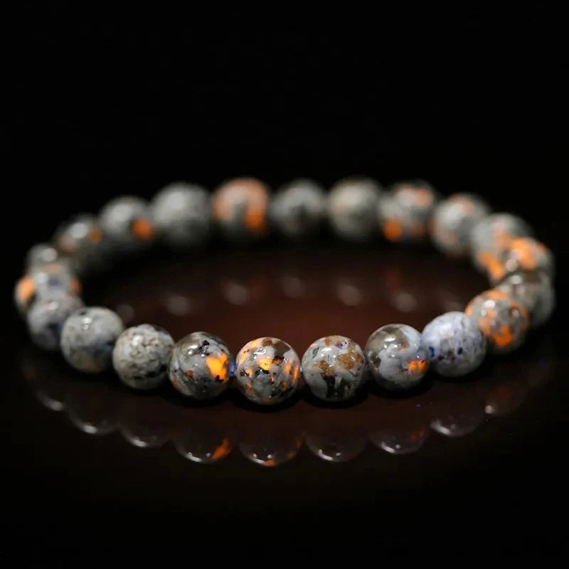 JD Natural Stone Beads Bracelet Amethyst Tiger Eye Crystal Quartz Agate Gem Beads Bangles Women Men Reiki Healling Jewelry Gift - Live Store 4U