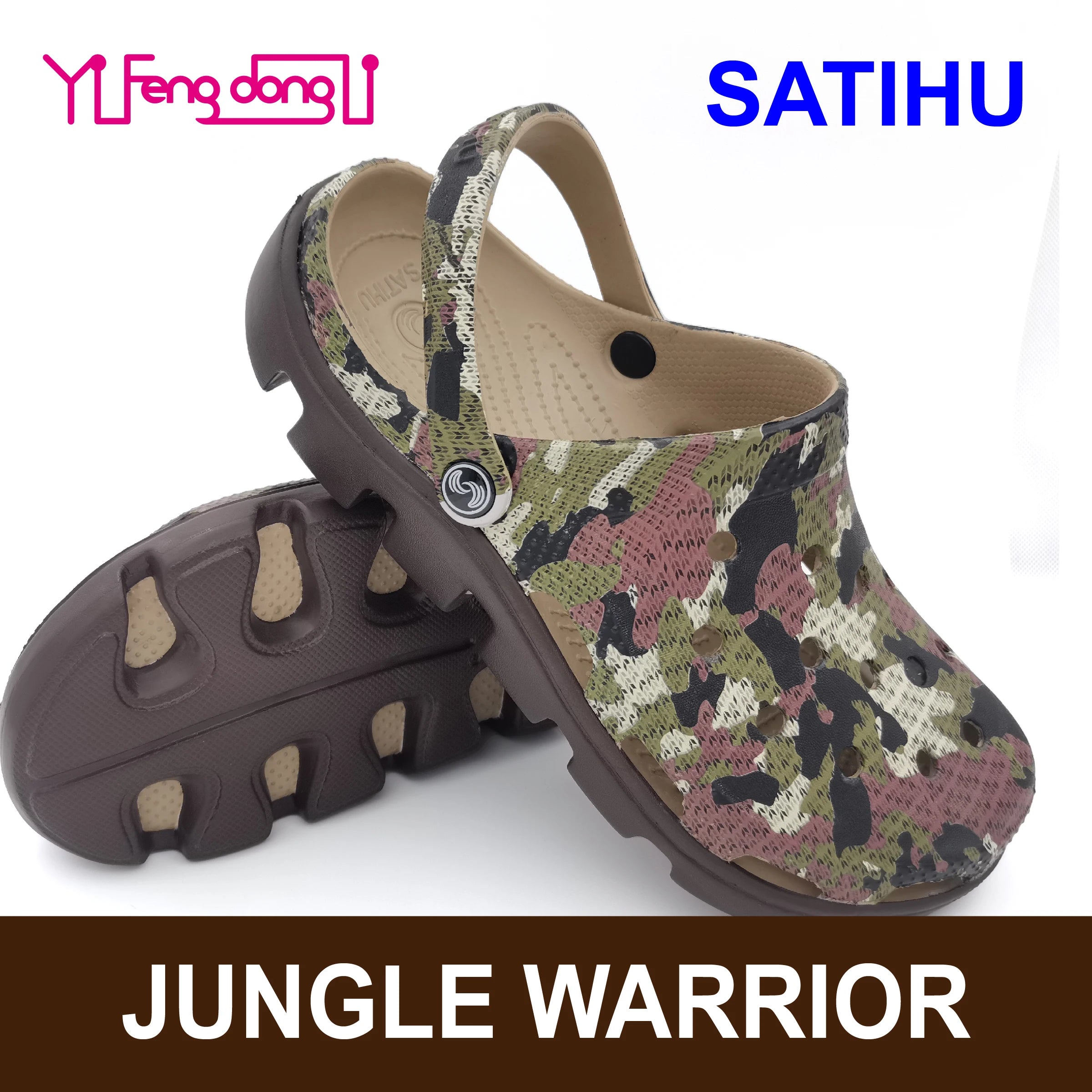 SATIHU Clogs Beach Sandals Casual Shoes Family Parent-child Male Female Lovers Friends Summer Stroll Antiskid Waterproof Fashion