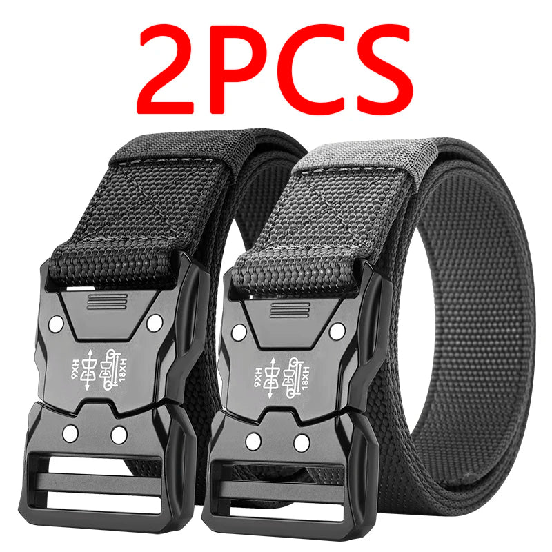 2PC Tactical Waist Belt - Durable Automatic Buckle, Perfect for Outdoor Adventures, Unisex Accessories for Men and Women - Live Store 4U