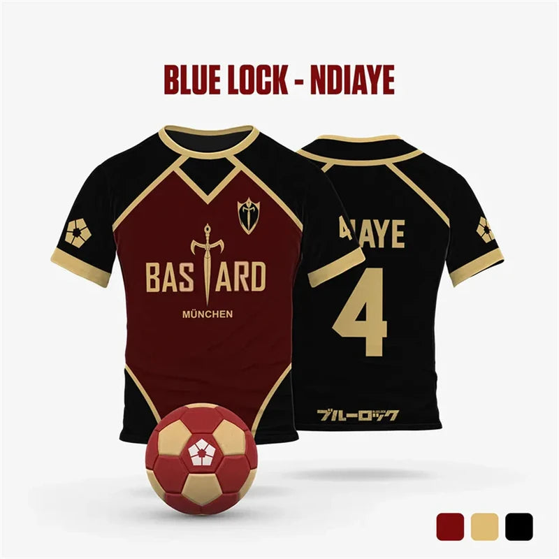 2025 Anime Blue Lock Yukimiya Jersey 3D Print Men Sport T Shirt Fashion Harajuku Manga Short Sleeve Children Unisex Tee Y2k Tops - Live Store 4U