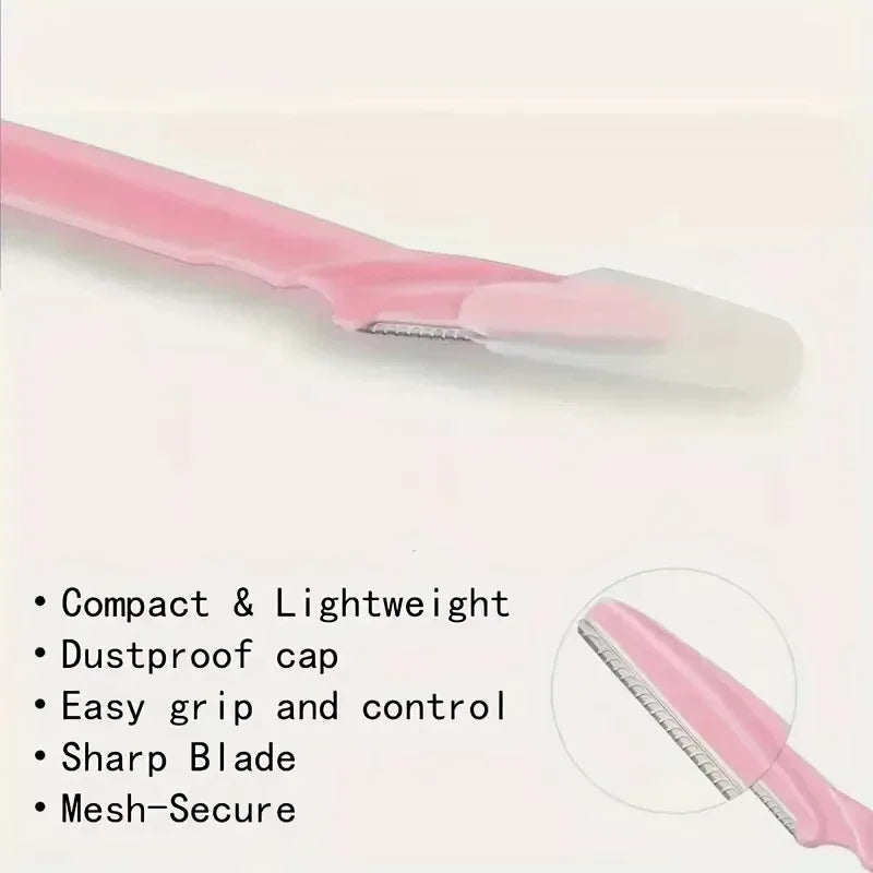 3/5Pcs Precision Eyebrow Razor & Dermaplaning Set for Men and Women - Easy, Gentle Shaping & Exfoliating