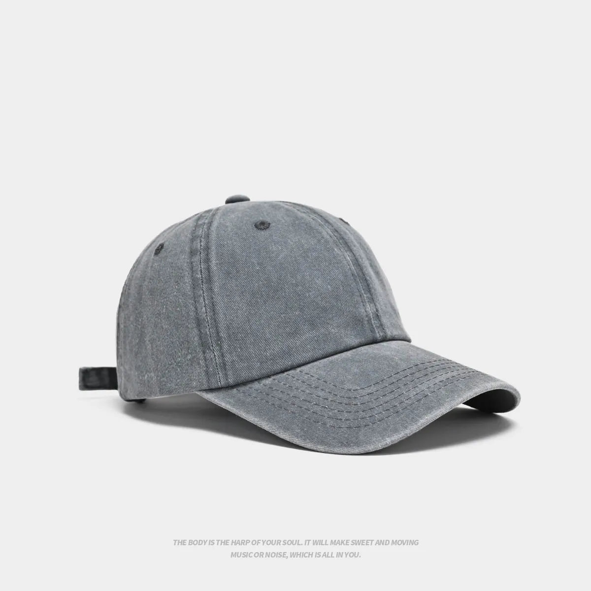 Baseball Cap Washed Cotton Men Women Snapback Hat Vintage Hip Hop Caps Solid Color Dad Hat Bone Casquette Outdoor Casual Sport