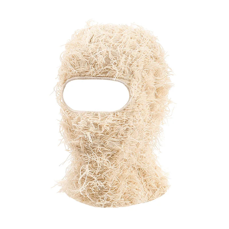 Balaclava Distressed Knitted Full Face Ski Mask for Men Women Beanies Hats Skullies Camouflage Winter Warm Bonnet Windproof Hats - Live Store 4U