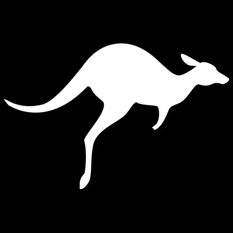 BLKUOPAR For Kangaroo Car Stickers Waterproof Fashionable Decals Personality Occlusion Scratch Motorcycle Surfboard Decor