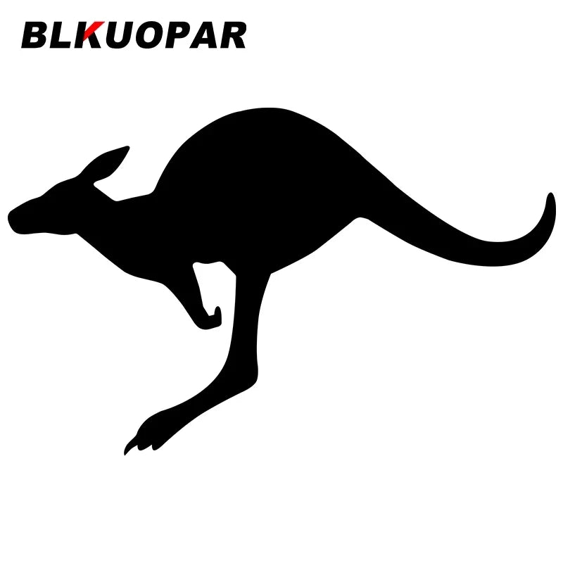 BLKUOPAR For Kangaroo Car Stickers Waterproof Fashionable Decals Personality Occlusion Scratch Motorcycle Surfboard Decor