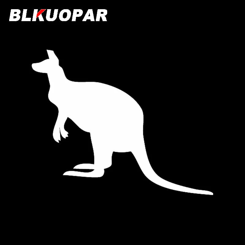 BLKUOPAR For Kangaroo Car Stickers Waterproof Fashionable Decals Personality Occlusion Scratch Motorcycle Surfboard Decor