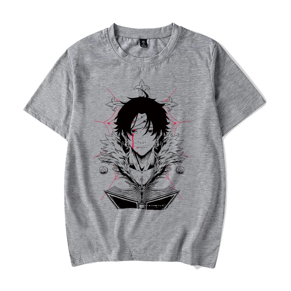 Japanese Anime Hunter X Hunter Print T-shirt Men Washed TShirt Hip Hop Streetwear TShirt Summer Harajuku Acid Cotton Tee Unisex - Live Store 4U