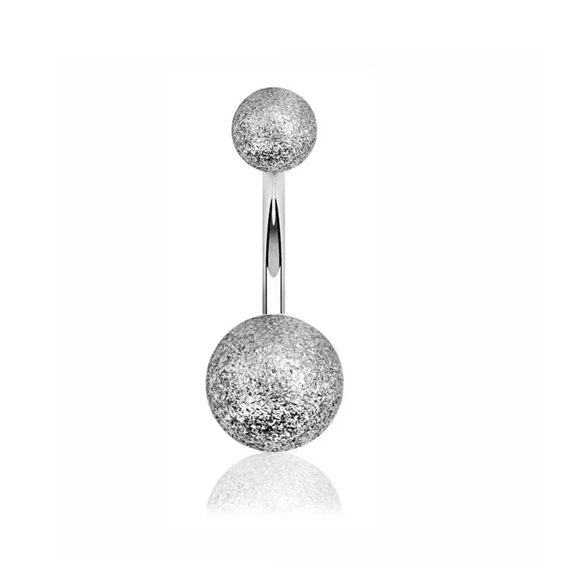 1pc 14G Belly Button Rings Navel Nombril Piercing Stainless Steel Belly Rings Women CZ Body Piercing Crystal Belly Rings Jewelry