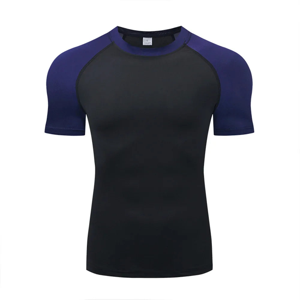 Men's T Shirt Outdoor Training Fitness Gym Jogging Running Sweatshirt Bat/-Man Compression Shirts Tight Elastic Breathable - Live Store 4U
