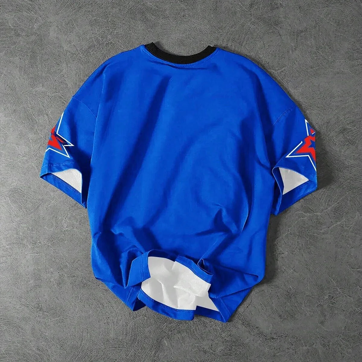 Men's Letter Number Print Round Neck Short Sleeve T-shirt Outdoor Sports Fans Wear Men's Women's T-shirts - Live Store 4U