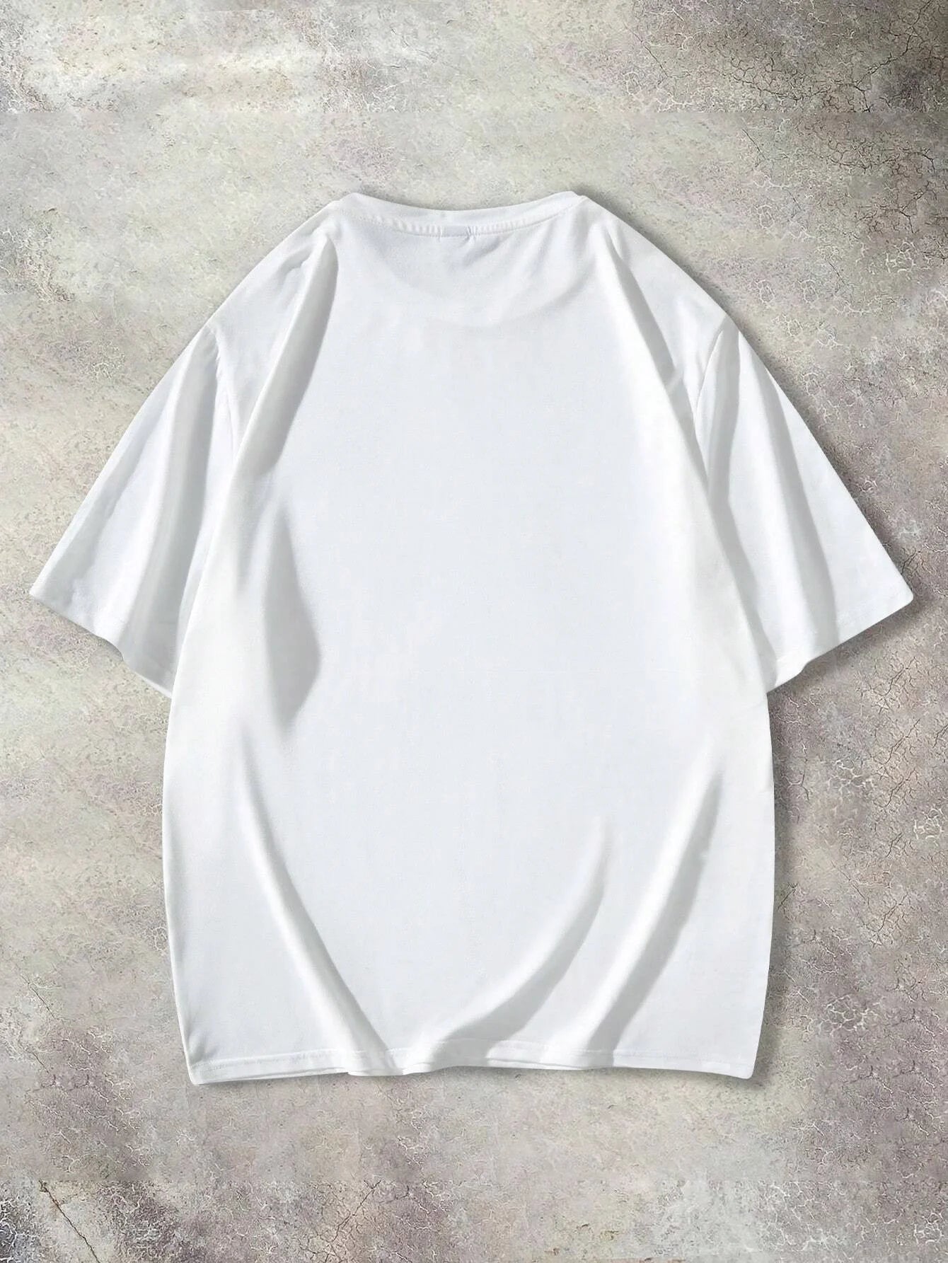 Men's 100% pure cotton summer loose size BE KIND letter cartoon print casual comfortable round neck short sleeved T-shirt top - Live Store 4U