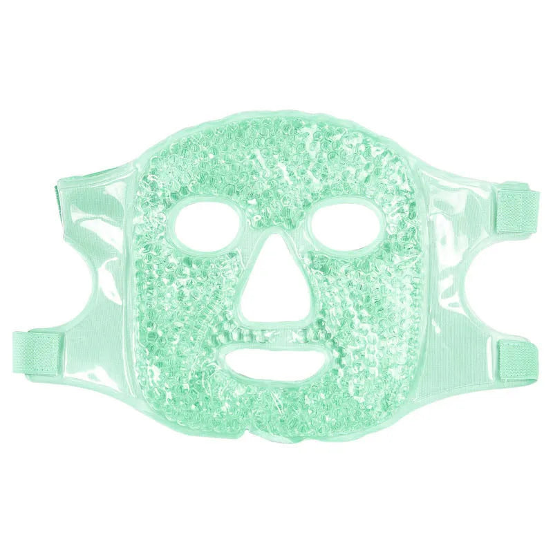 Full Face Massage Ice Mask Hot Cold Compress Gel Cooling Ice Face Eye Mask Facial Mask Face Eye Mask Ice Pack Sleeping Face SPA