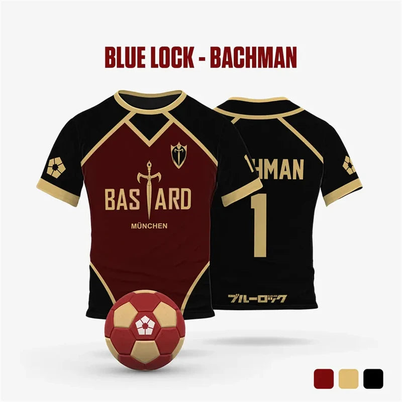 2025 Anime Blue Lock Yukimiya Jersey 3D Print Men Sport T Shirt Fashion Harajuku Manga Short Sleeve Children Unisex Tee Y2k Tops - Live Store 4U