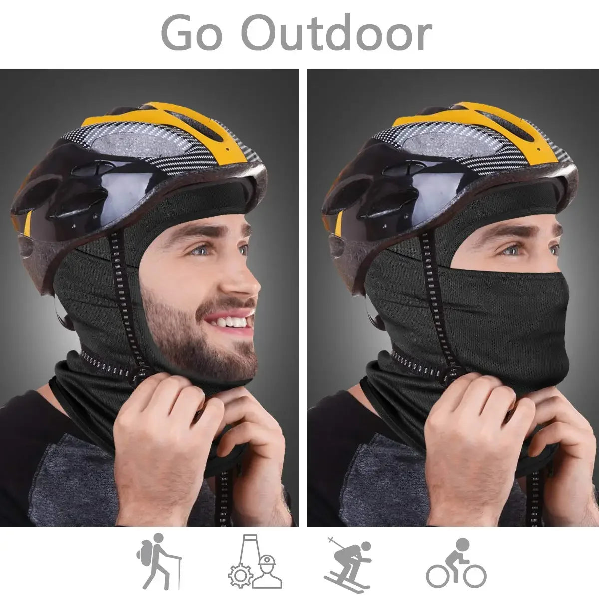 Balaclava Ski Mask Full Face Cover for Men and Women Breathable Full Face Mask for Skiing Outdoor Sports - Live Store 4U