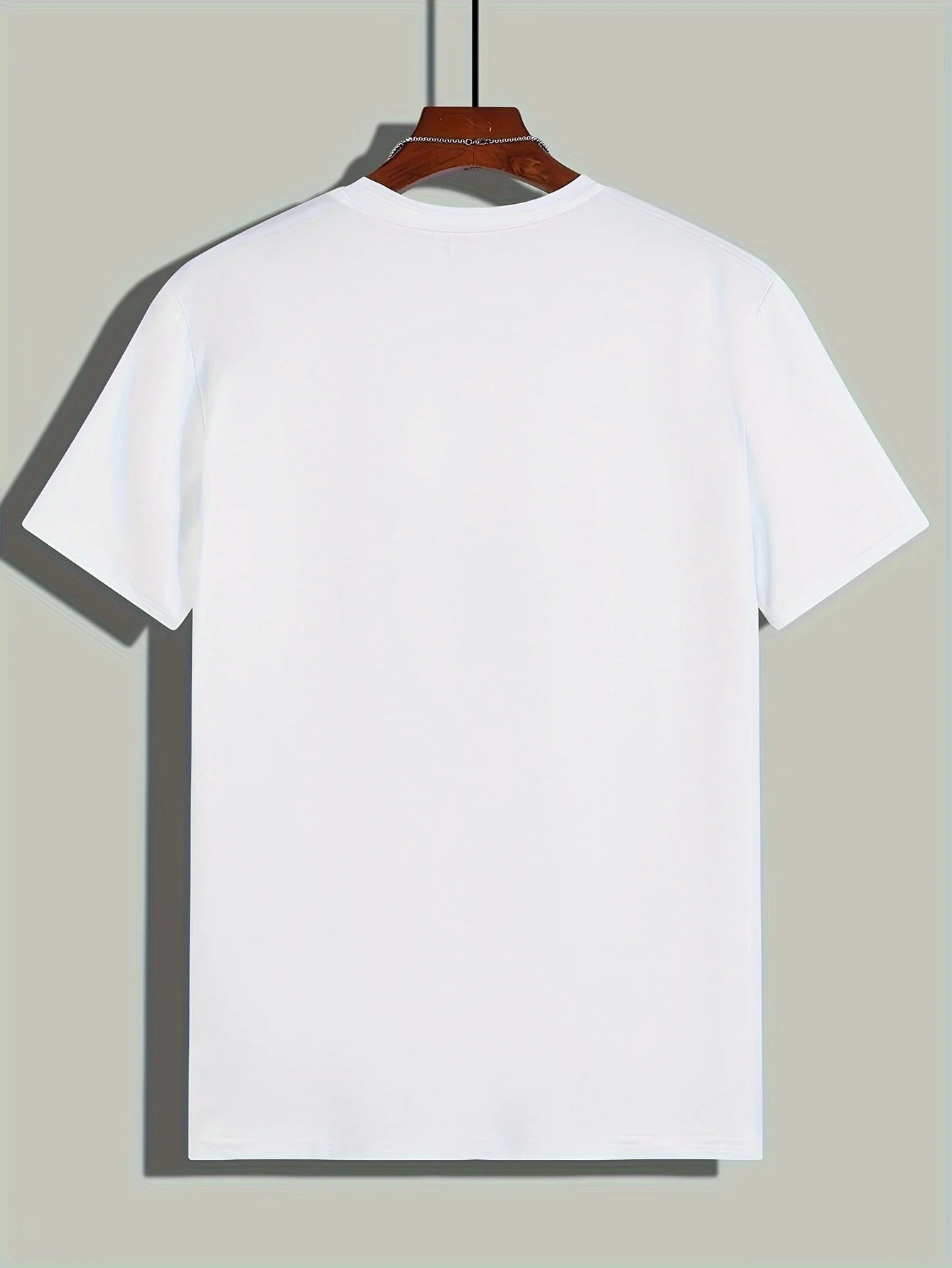 Men's 100% cotton casual sports loose fit Funny Dog First print round neck short sleeved T-shirt top - Live Store 4U