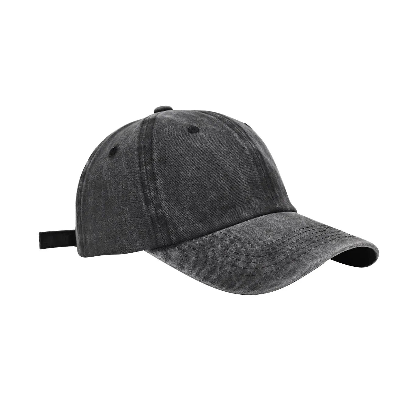 Baseball Cap Washed Cotton Men Women Snapback Hat Vintage Hip Hop Caps Solid Color Dad Hat Bone Casquette Outdoor Casual Sport