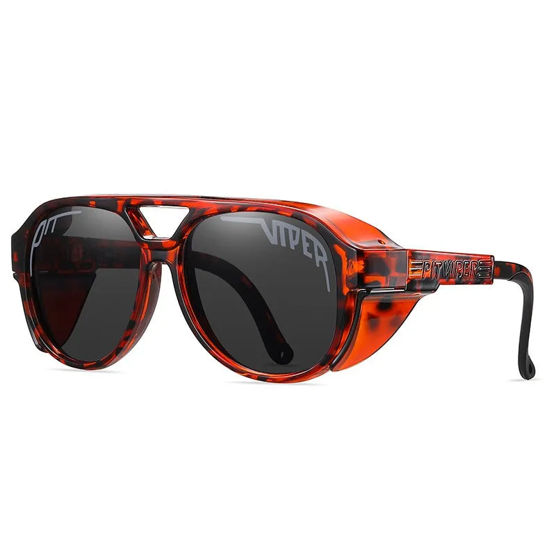 Steampunk Pit Viper Cycling Sunglasses Adult UV400 Men Women Designer Steam Punk Eyewear Vintage Sun Glasses Retro Goggles