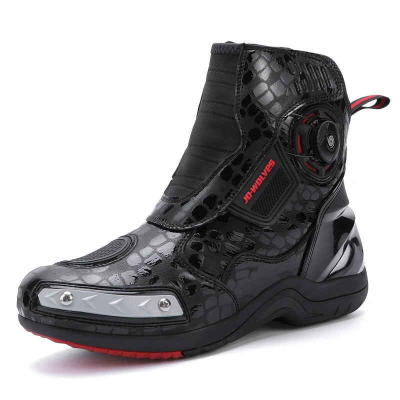 Motorcycle professional riding boots summer new anti-fall casual cycling shoes men's outdoor high-top cross-country racing boots