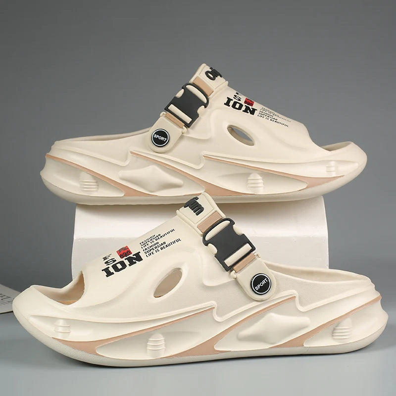 Summer Men's Outdoor Sandals Beach Slippers Comfortable Soft Clogs Men Casual Shoes Women Garden Water Shoes Men Beach Sandals