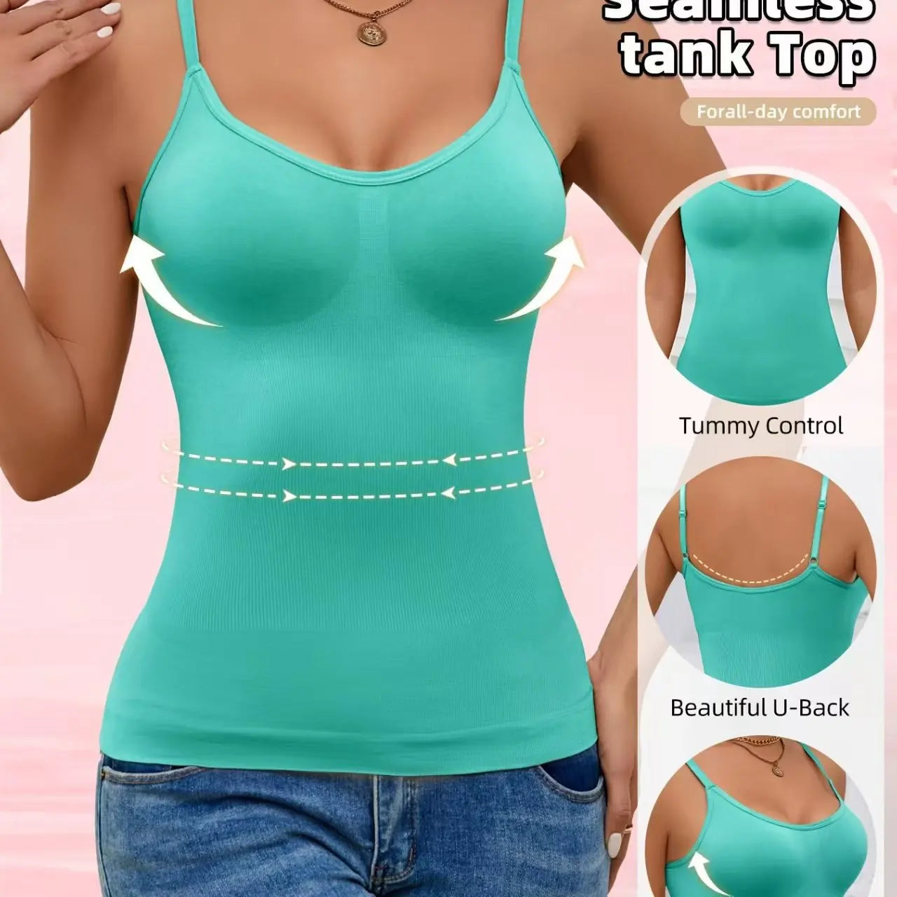 Padded Bra Tank Top Women Modal Spaghetti Solid Cami Top Vest Female Adjustable Camisole With Built In Bra Fitness Clothing - Live Store 4U