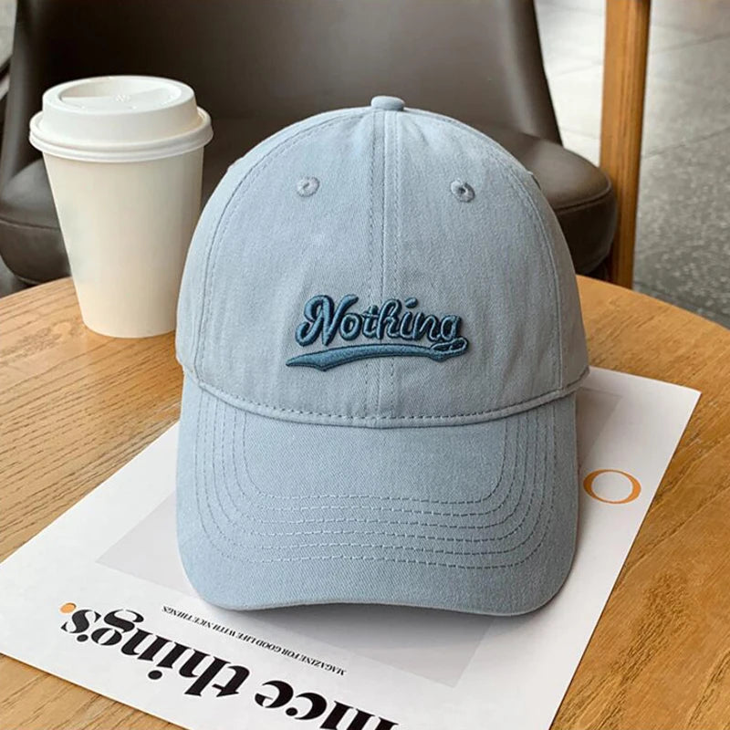 RICYGVM Letter Embroidery Baseball Hat For For Women Men Fashion Duck Tongue Cap Outdoor Sunshade Peaked Caps Solid Color Visors