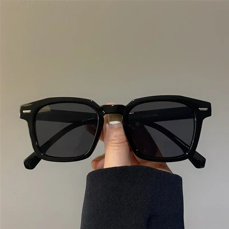 2024 Unisex Rectangle Vintage Sunglasses Fashion Design Retro Sun Glasses Female Lady Eyeglass Cat Eye Casual Goggles UV400