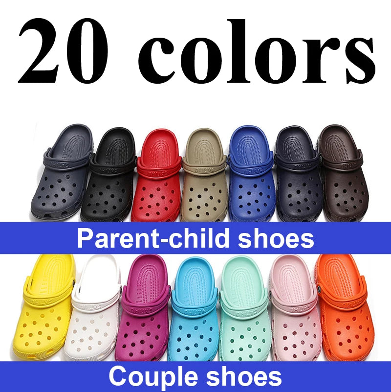 SATIHU Sandals Clog Lover Couples Parents And Children Family Summer Brook  Beach Walking Popular Fashion Slippers Light Shoes