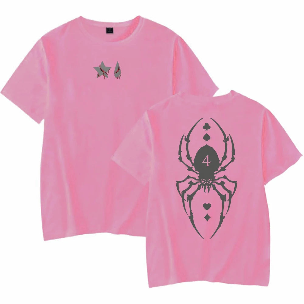 Japanese Anime Hunter X Hunter Print T-shirt Men Washed TShirt Hip Hop Streetwear TShirt Summer Harajuku Acid Cotton Tee Unisex - Live Store 4U