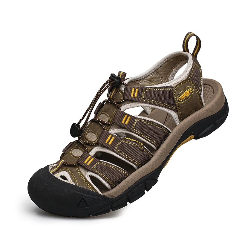 Men's Shoes Outdoor Non Slip Men's Hiking Shoes Lightweight Comfortable Casual Sandals Summer Large Breathable Water Shoes