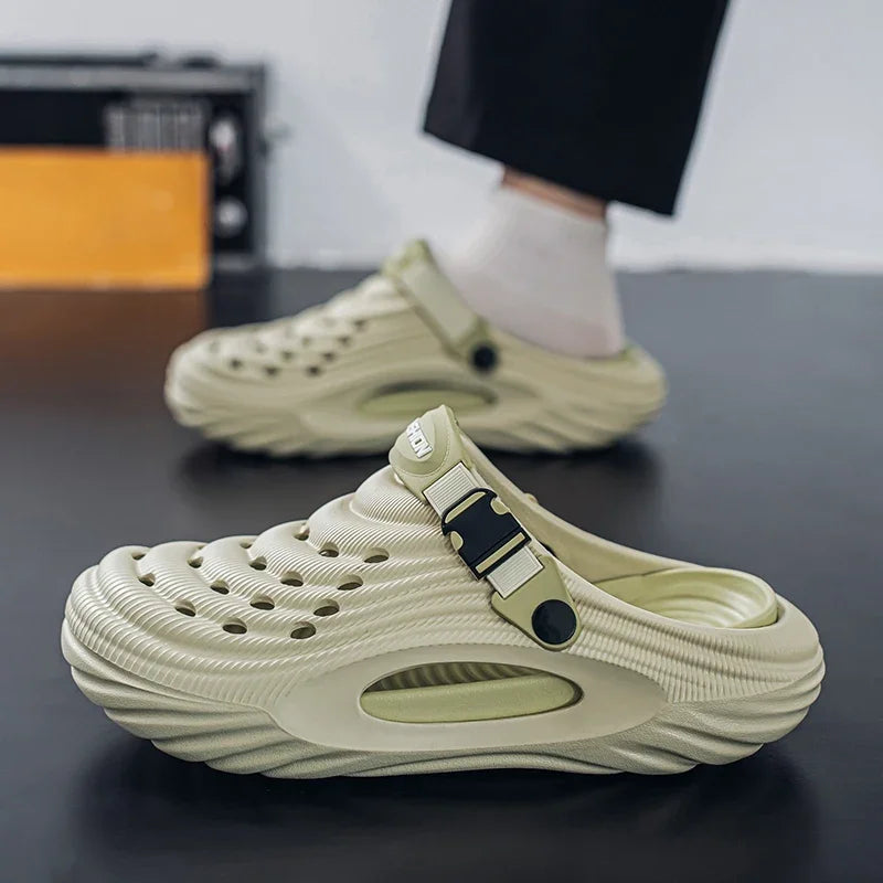 Original Designer Summer Slippers Men Clogs Platform Women Beach Sandals Outdoor Casual Non-slip Footwear Men Sandals