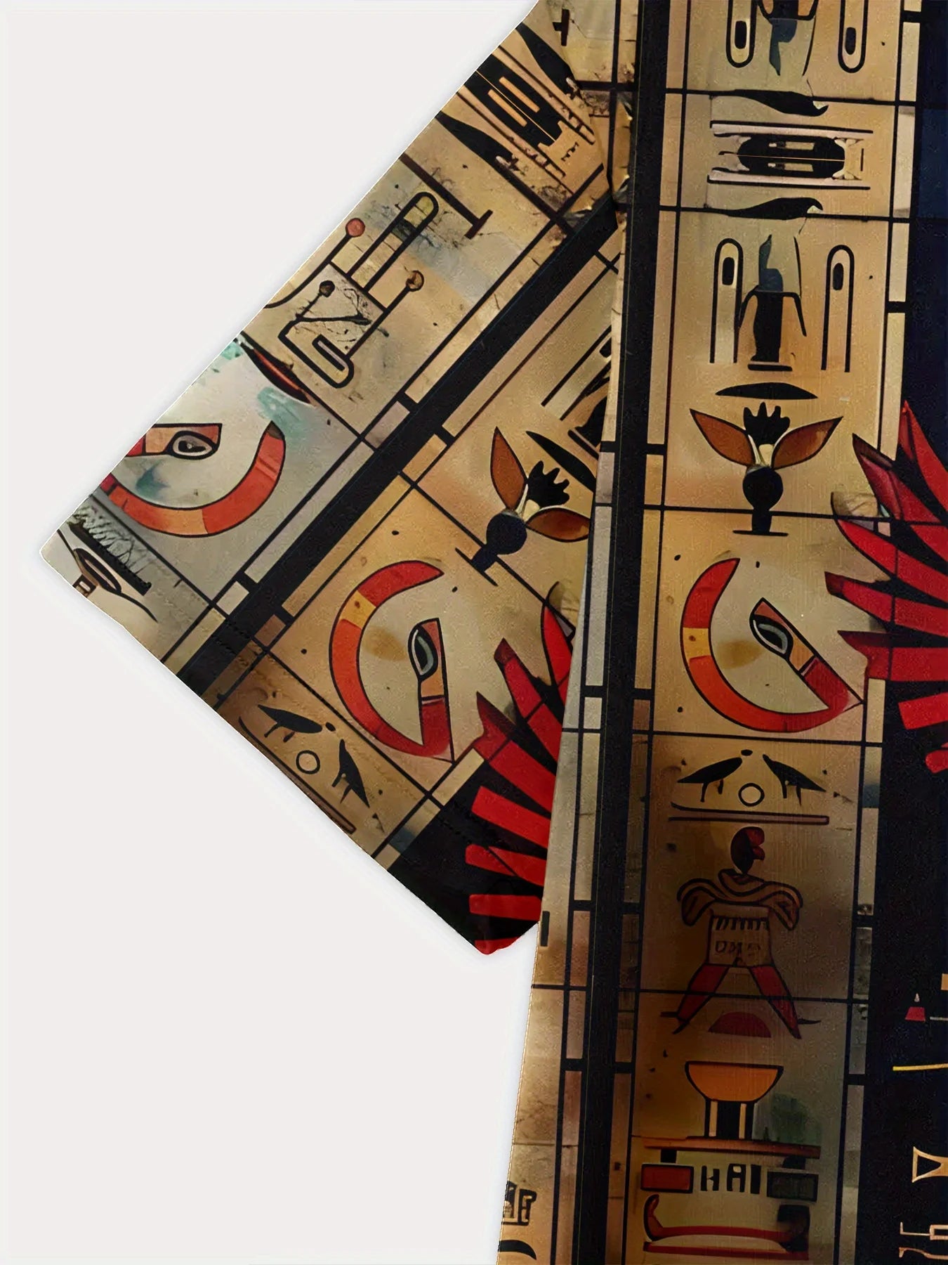 Men's Egyptian Horus Hawk 3D T-Shirt - Ancient Egypt Graphic Tee with Eye of Horus - Lightweight Breathable Shirt for Gym