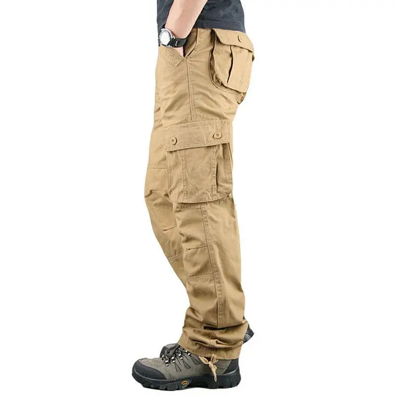 Tactical Cargo Pants Men Cotton Overalls Outdoor Work Trousers Big Size Hombre Clothing Camo Hiking Pants - Live Store 4U