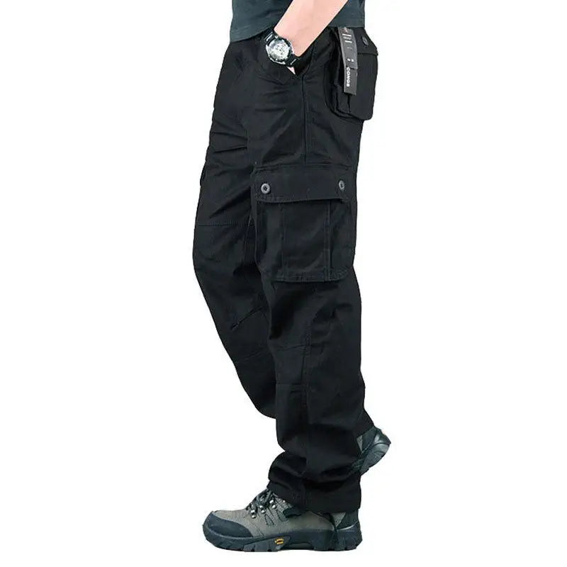Tactical Cargo Pants Men Cotton Overalls Outdoor Work Trousers Big Size Hombre Clothing Camo Hiking Pants - Live Store 4U